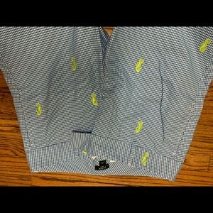LAST CALL Gingham JCrew embroidered pants